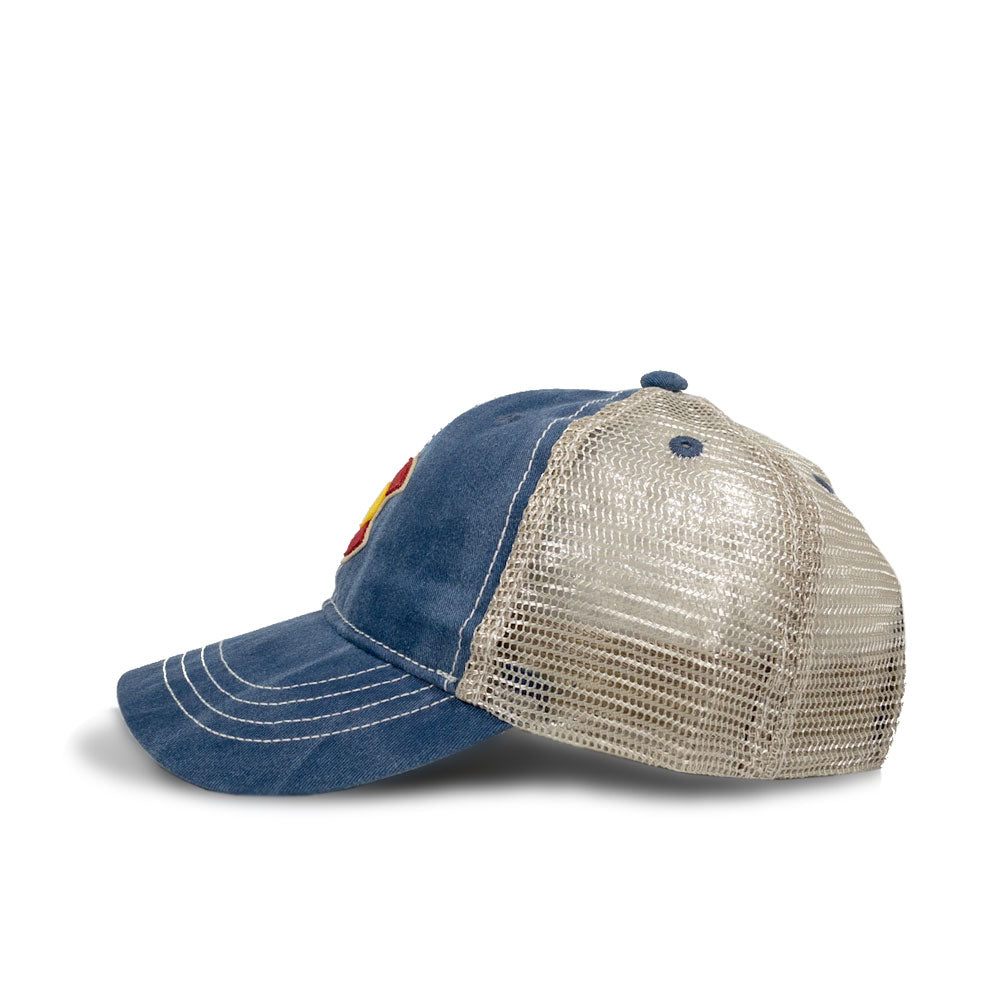 Kids' Vintage Denim C Trucker Hat