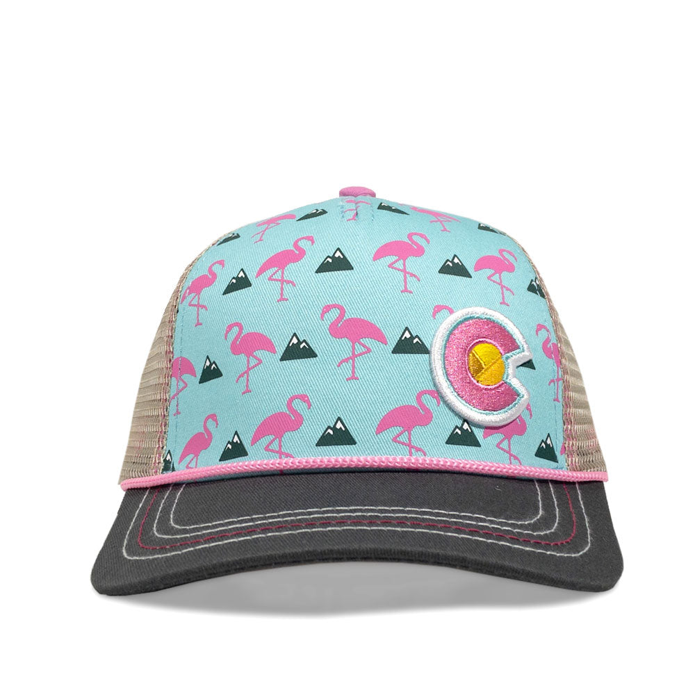 Lil' Fit Flamingo Trucker  Hat