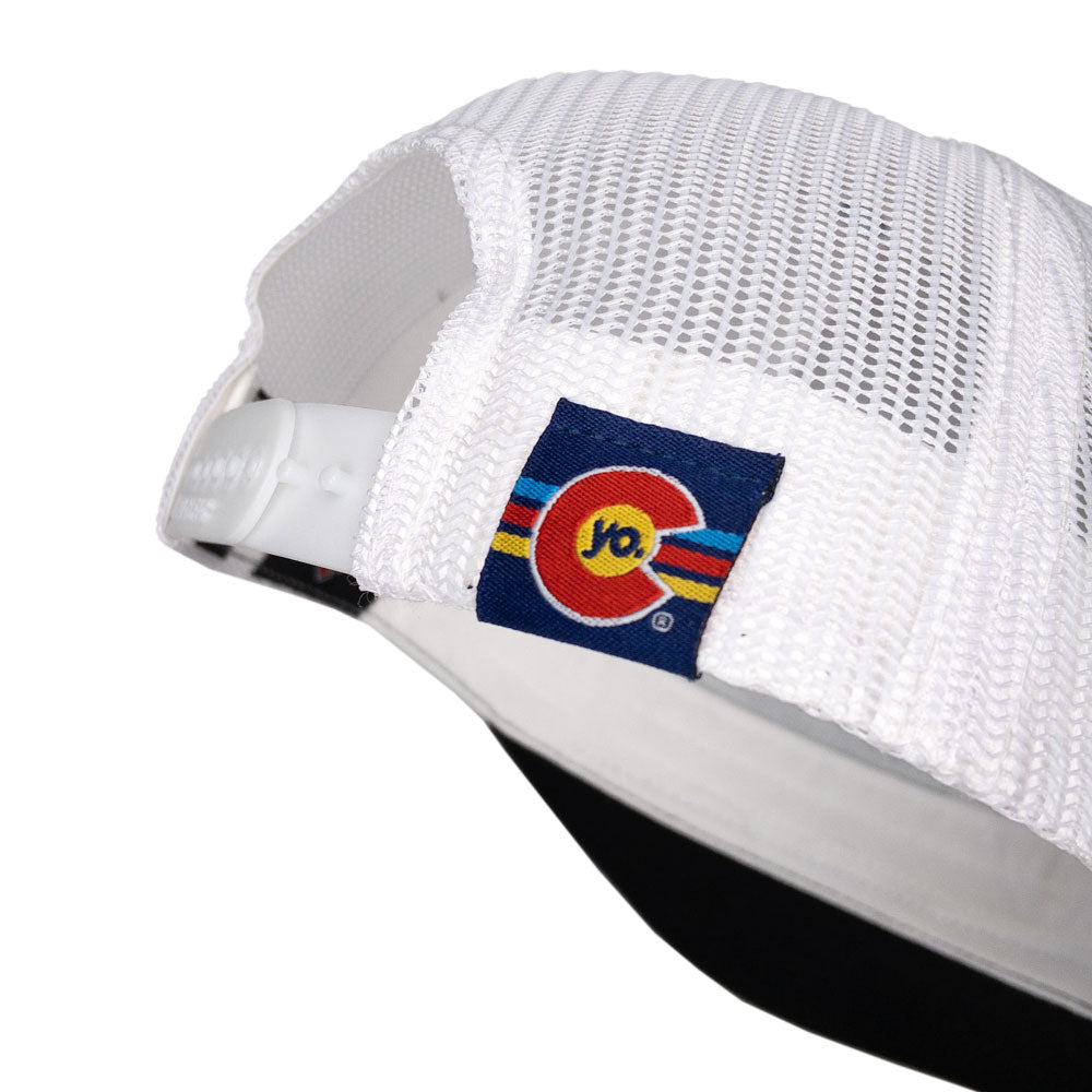 Monochromatic Trucker Hat Black/White