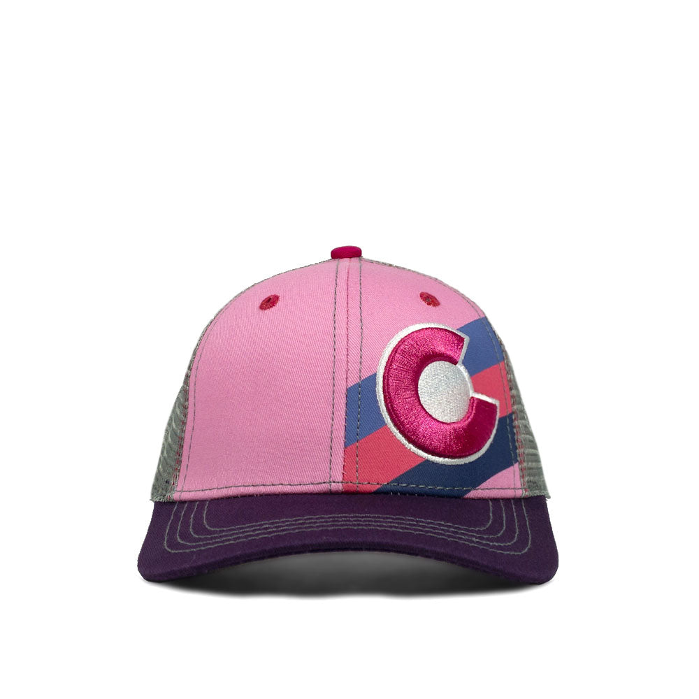 Kids' Incline Colorado Trucker Hat - Pink Berry