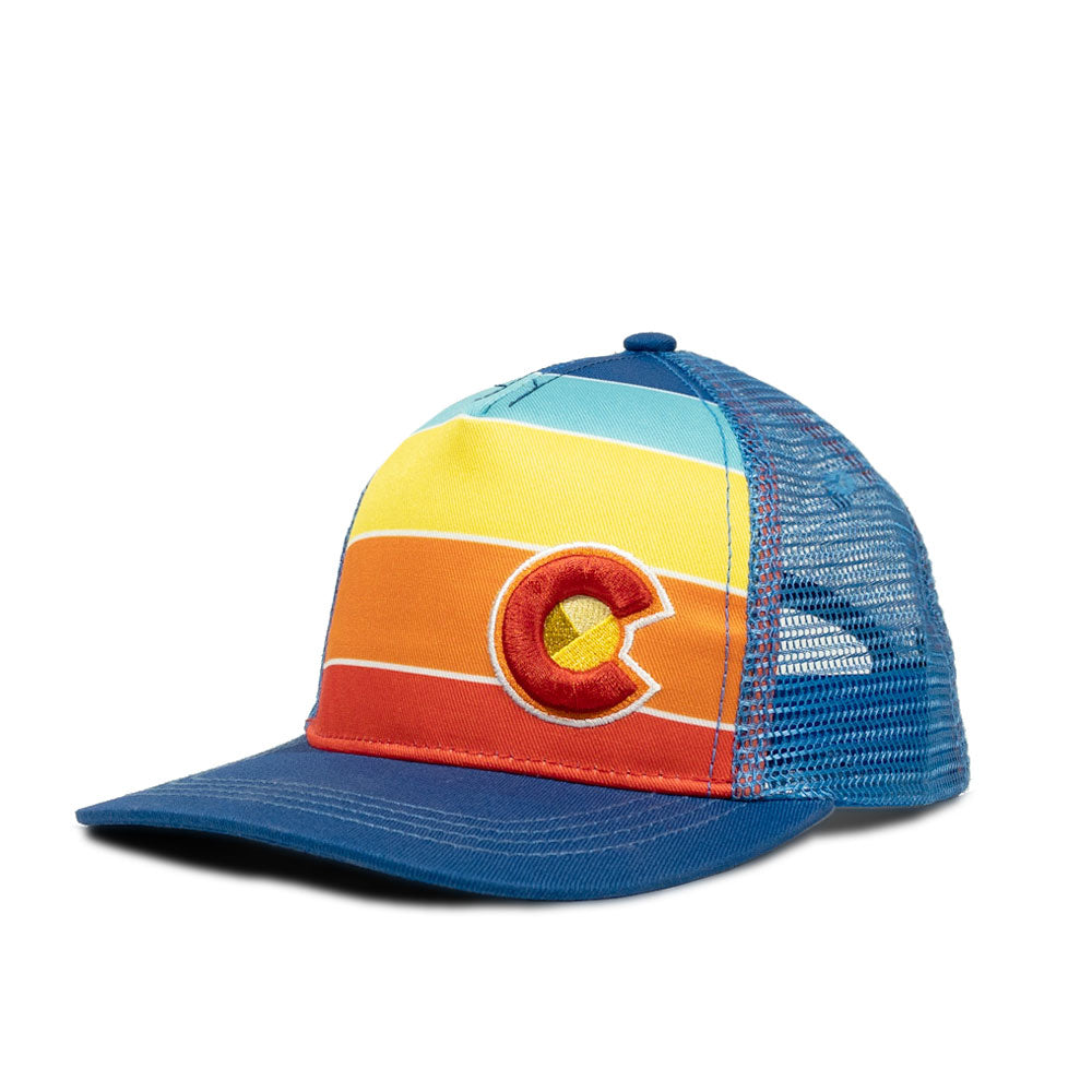 rainbow broncos hat