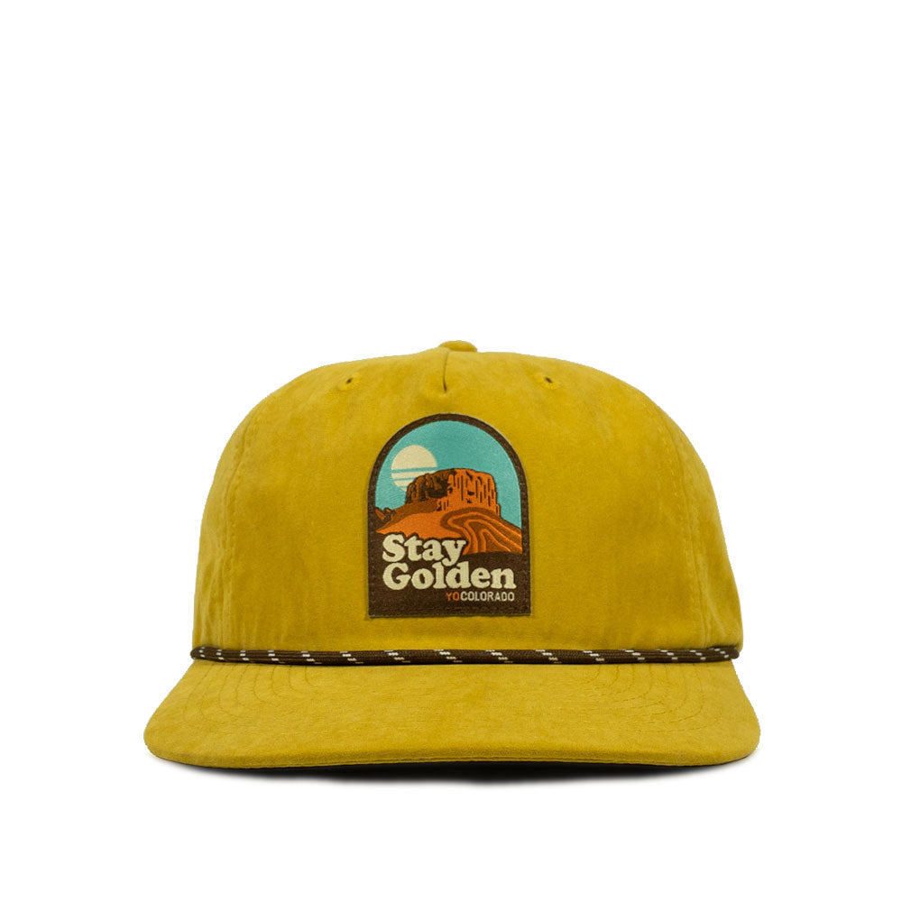 Stay Golden Gold Rope Hat