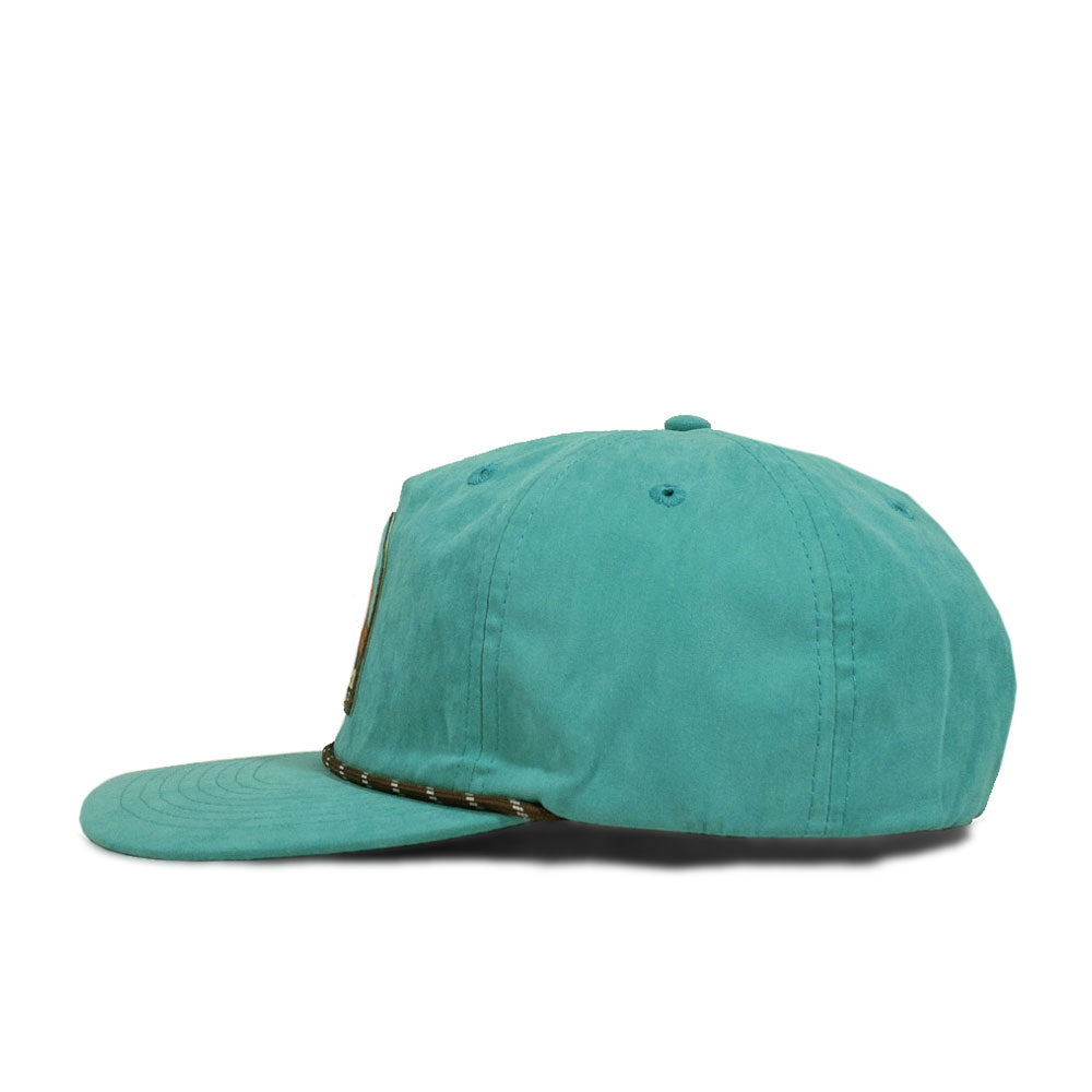 Stay Golden Turquoise Rope Hat