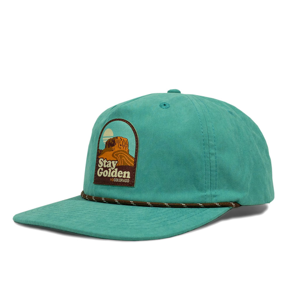 Stay Golden Turquoise Hat