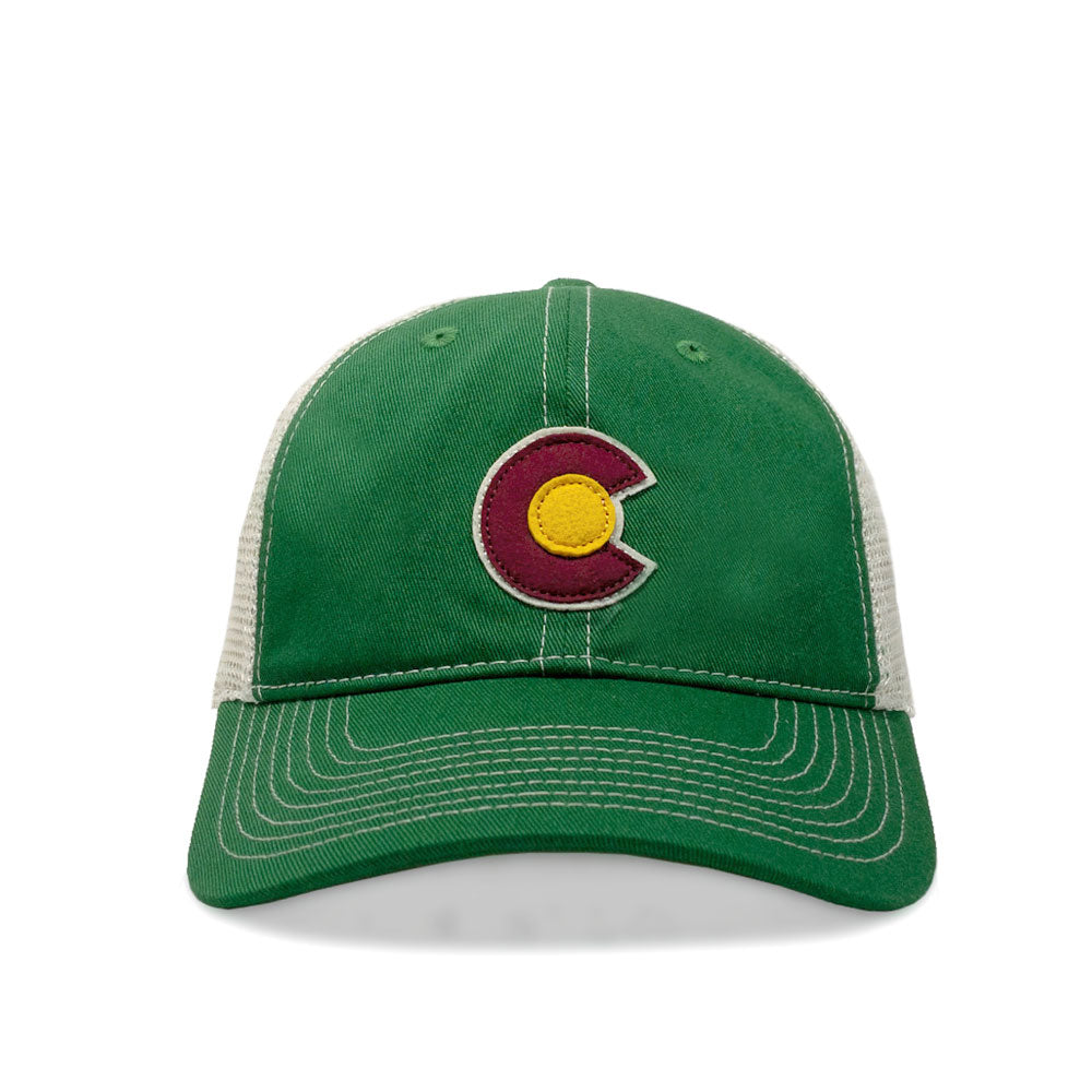 Vintage Irish Green Mesh Trucker Hat