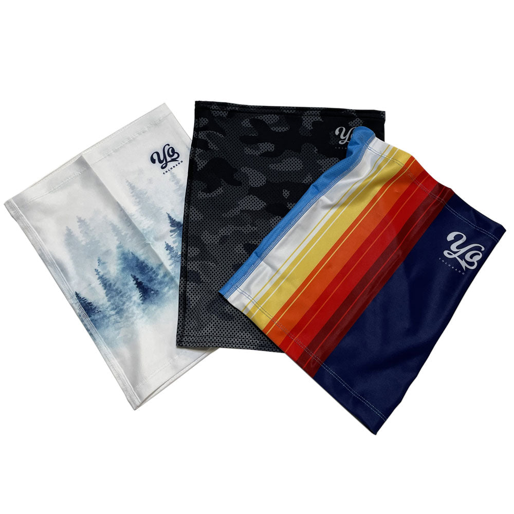 Value Three Packs YoColorado Sunshield Multi-Purpose Face Mask #B