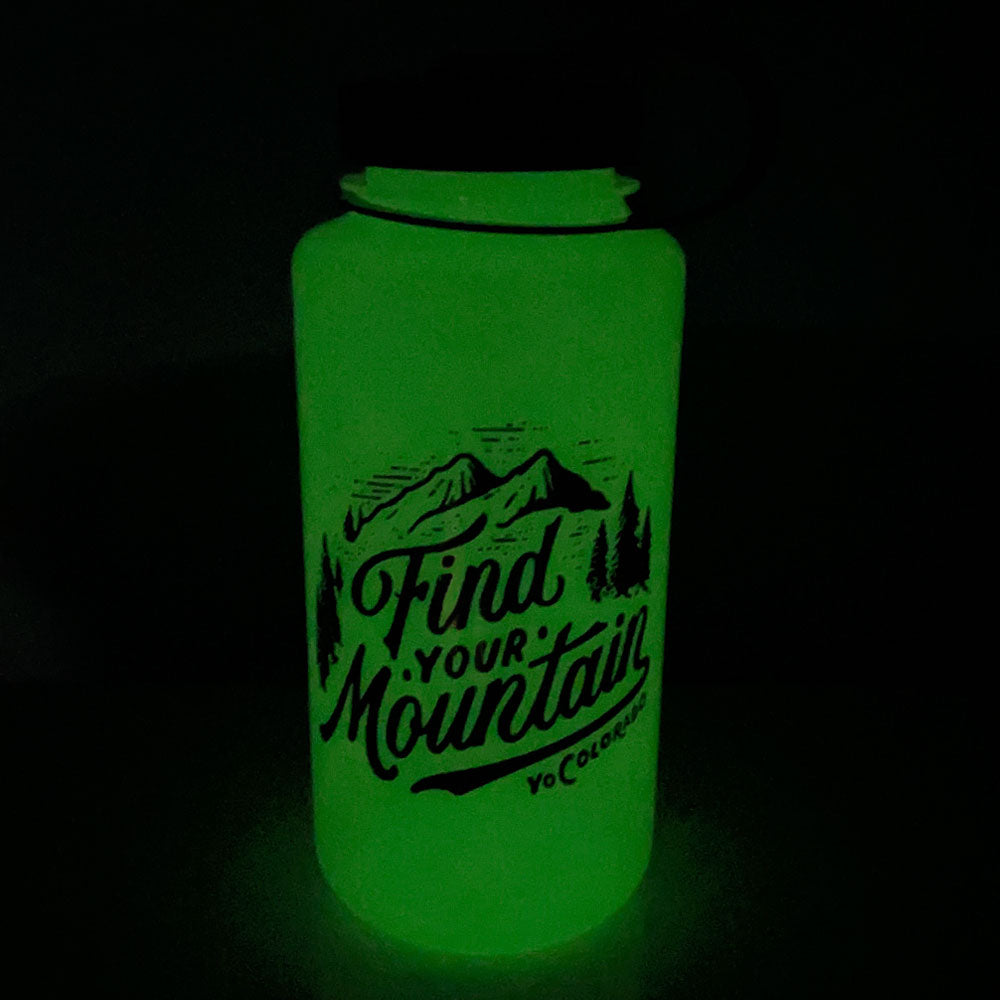 Glow Find Your Mountain Nalgene Water Bottle