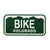 Bike Colorado License Plate Patch