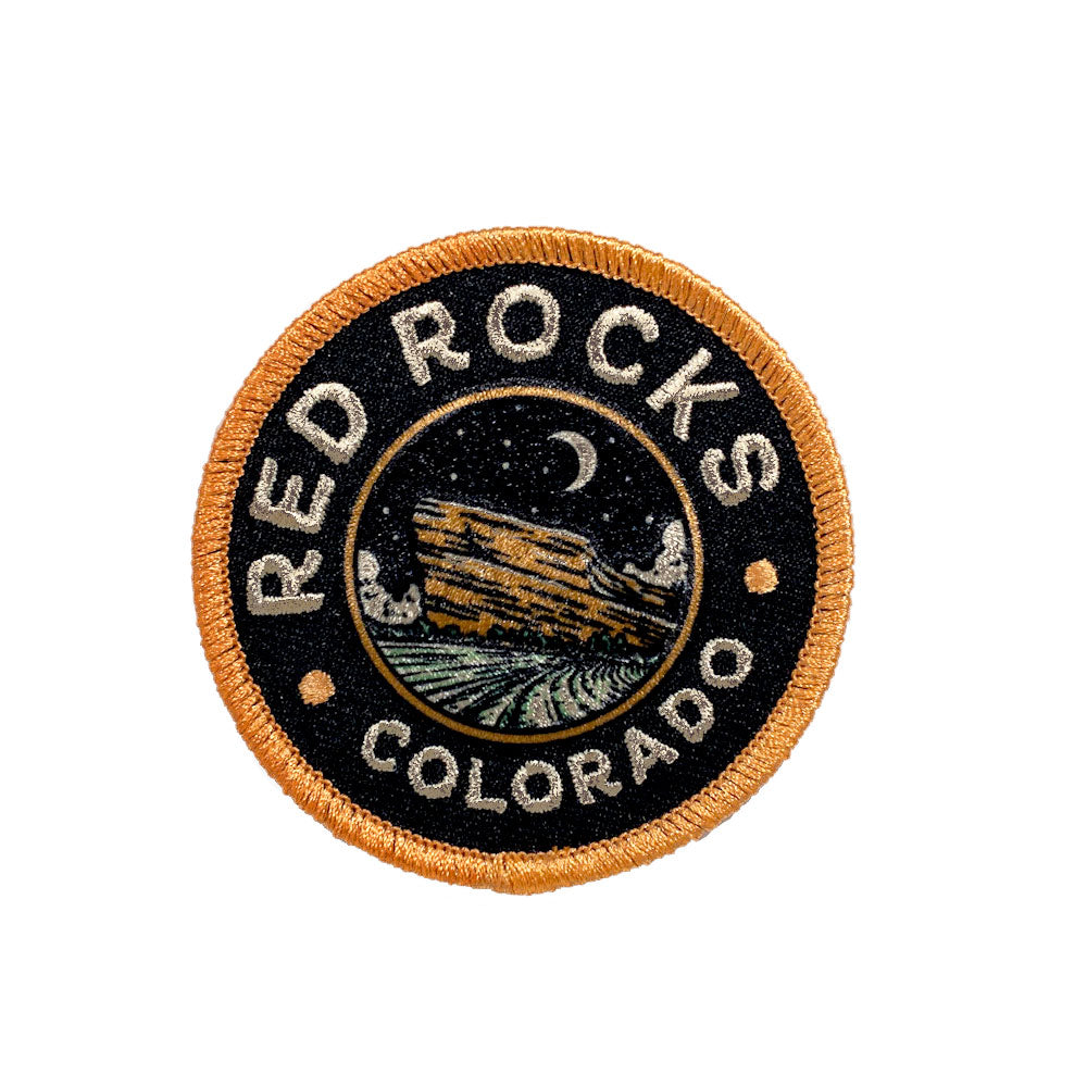 Red Rocks Night Colorado Patch