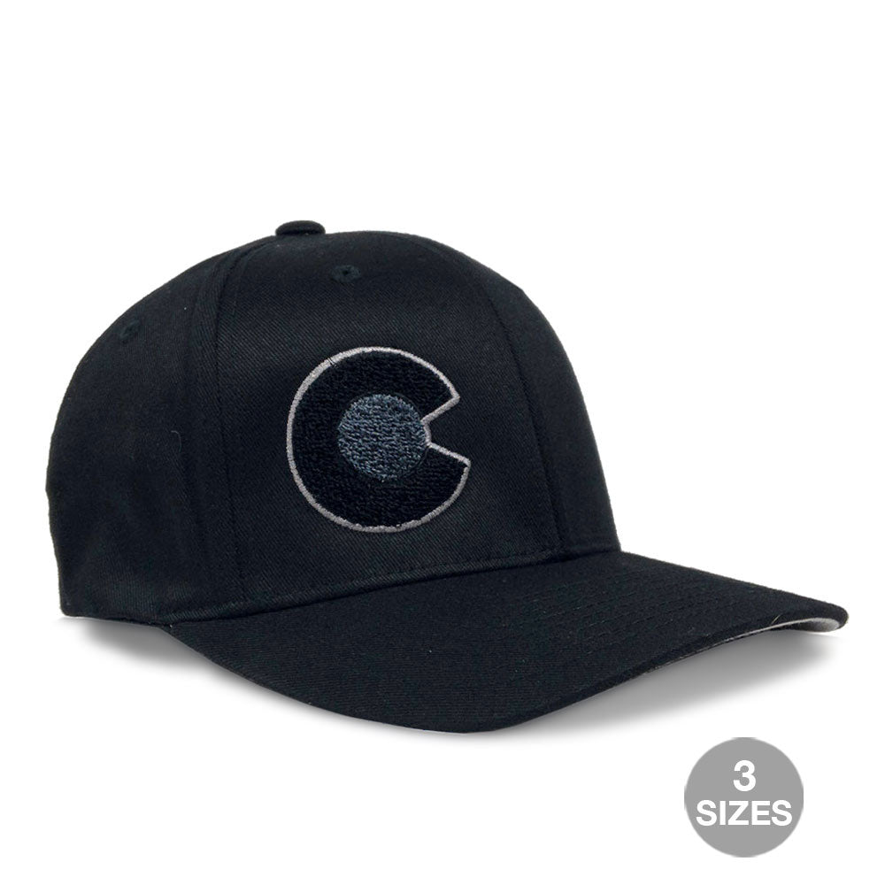 Colorado C Flexfit Hat - Black