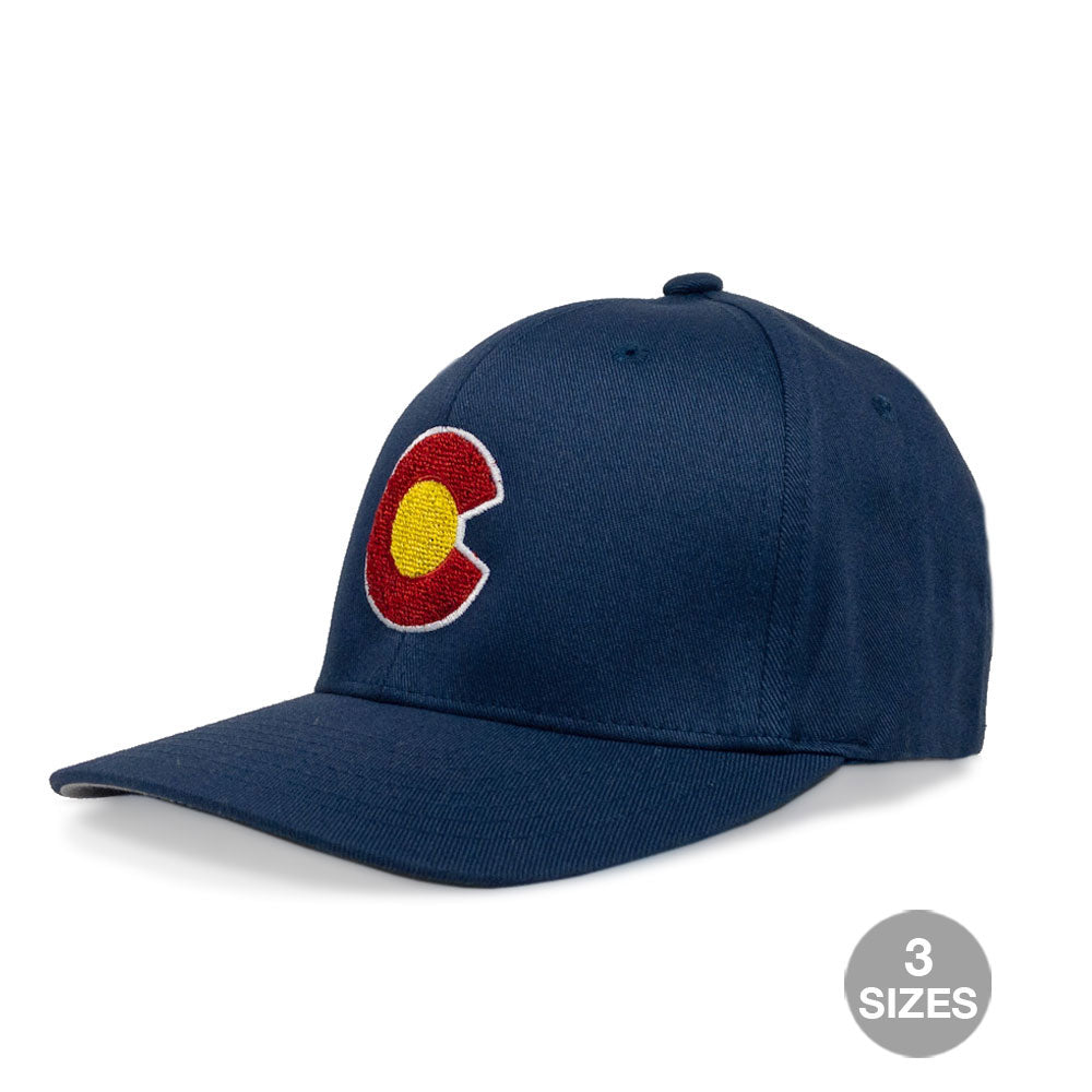 Colorado C Flexfit Hat - Navy
