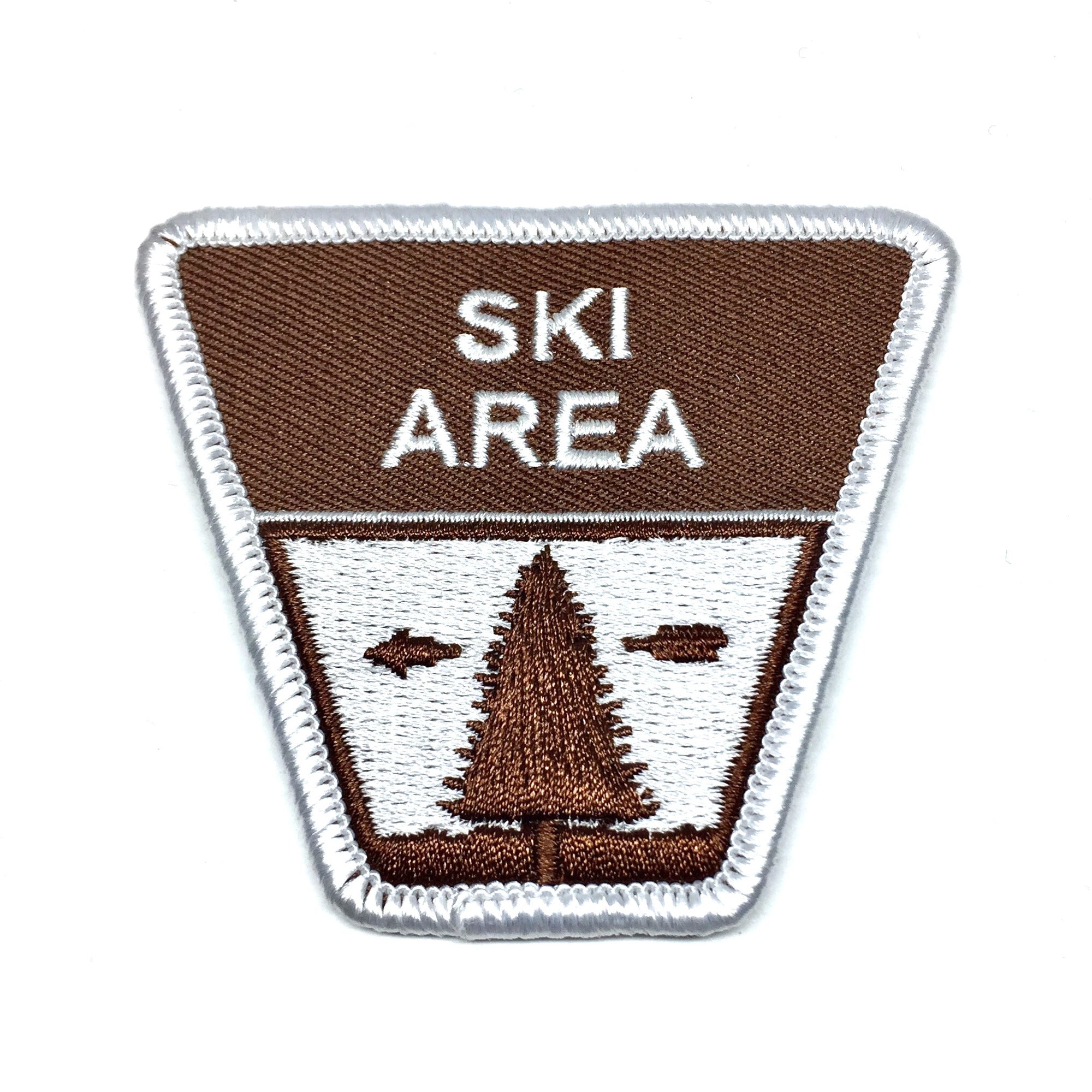 Ski Area Sign Patch