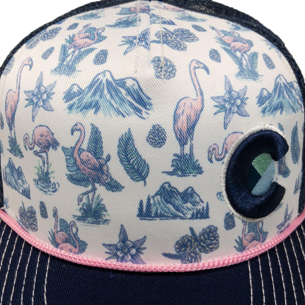 Colorado Mountain Flamingo Trucker Hat
